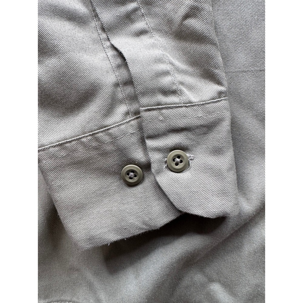Dickies Mens Khaki Short Sleeve Work‎ Shirt Button Up Size L - Picture 5 of 10